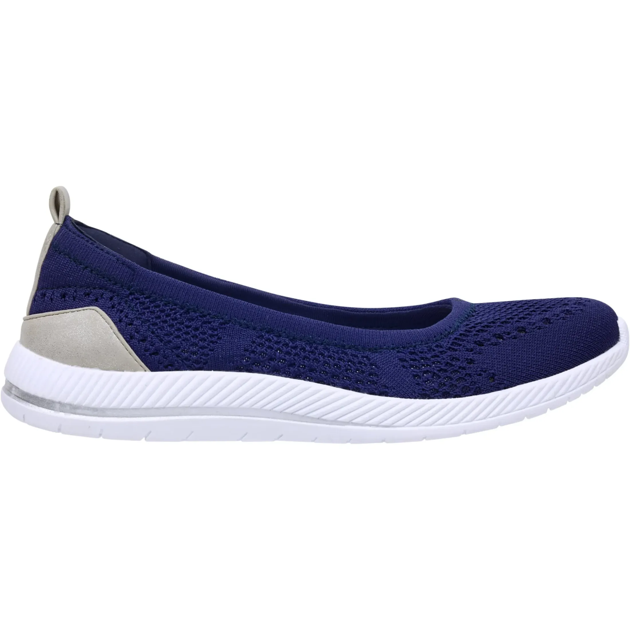Glitz Walking Shoes|Slip Ons>Easy Spirit Glitz Walking Shoes Dark Blue Knit