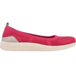 Glitz Walking Shoes|Slip Ons>Easy Spirit Glitz Walking Shoes Magenta Knit