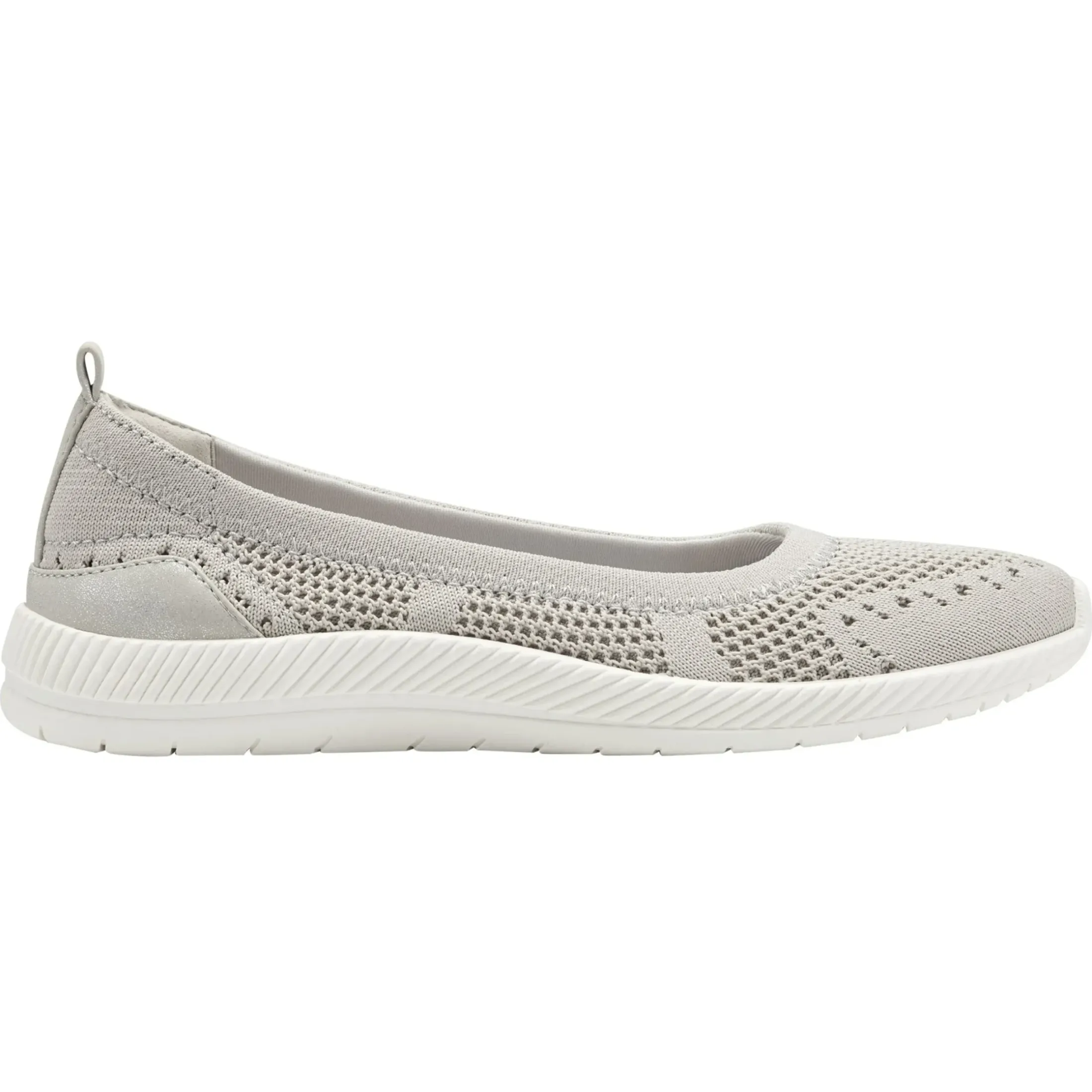 Glitz Walking Shoes|Slip Ons>Easy Spirit Glitz Walking Shoes Taupe Knit