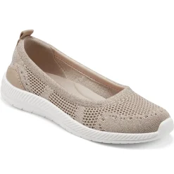 Glitz Walking Shoes|Slip Ons>Easy Spirit Glitz Walking Shoes Gold Knit