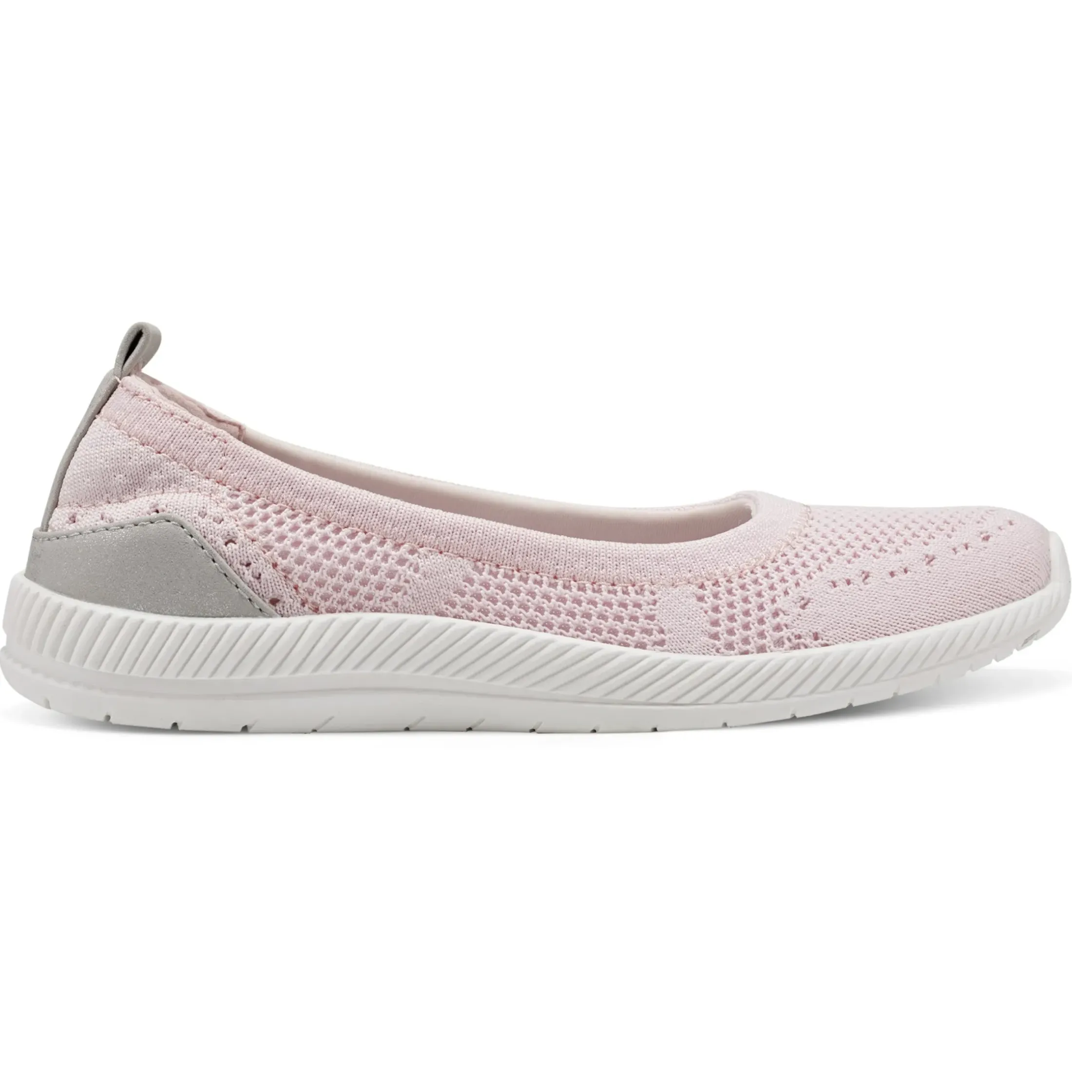 Glitz Walking Shoes|Slip Ons>Easy Spirit Glitz Walking Shoes Light Pink Knit