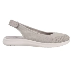 Sneakers|Sneakers>Easy Spirit Gracee Slingback Walking Shoes Light Grey Knit