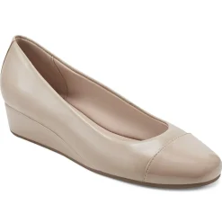Gracey Wedge|Low Heels>Easy Spirit Gracey Wedge Heels Nude