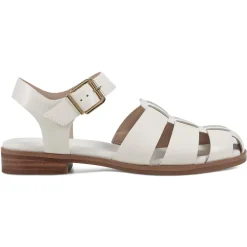 Flats|Flats>Easy Spirit Gretty Fisherman Sandals Ivory Leather