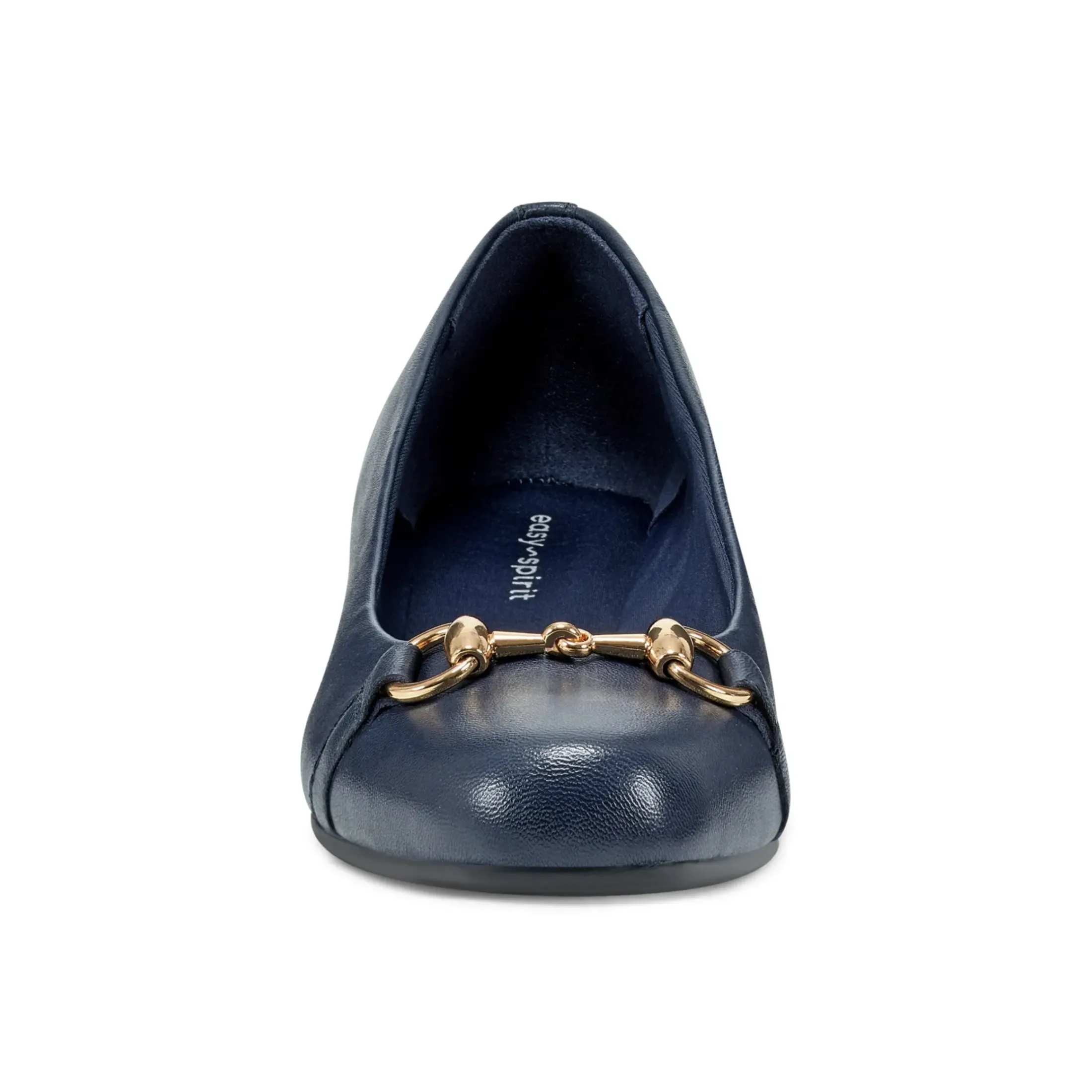 Low Heels|Wedges>Easy Spirit Guliana Wedge Heels Navy Leather