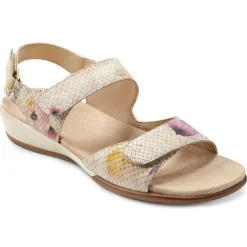 Casual|Flats>Easy Spirit Hartwell Flat Sandals White Multi Floral