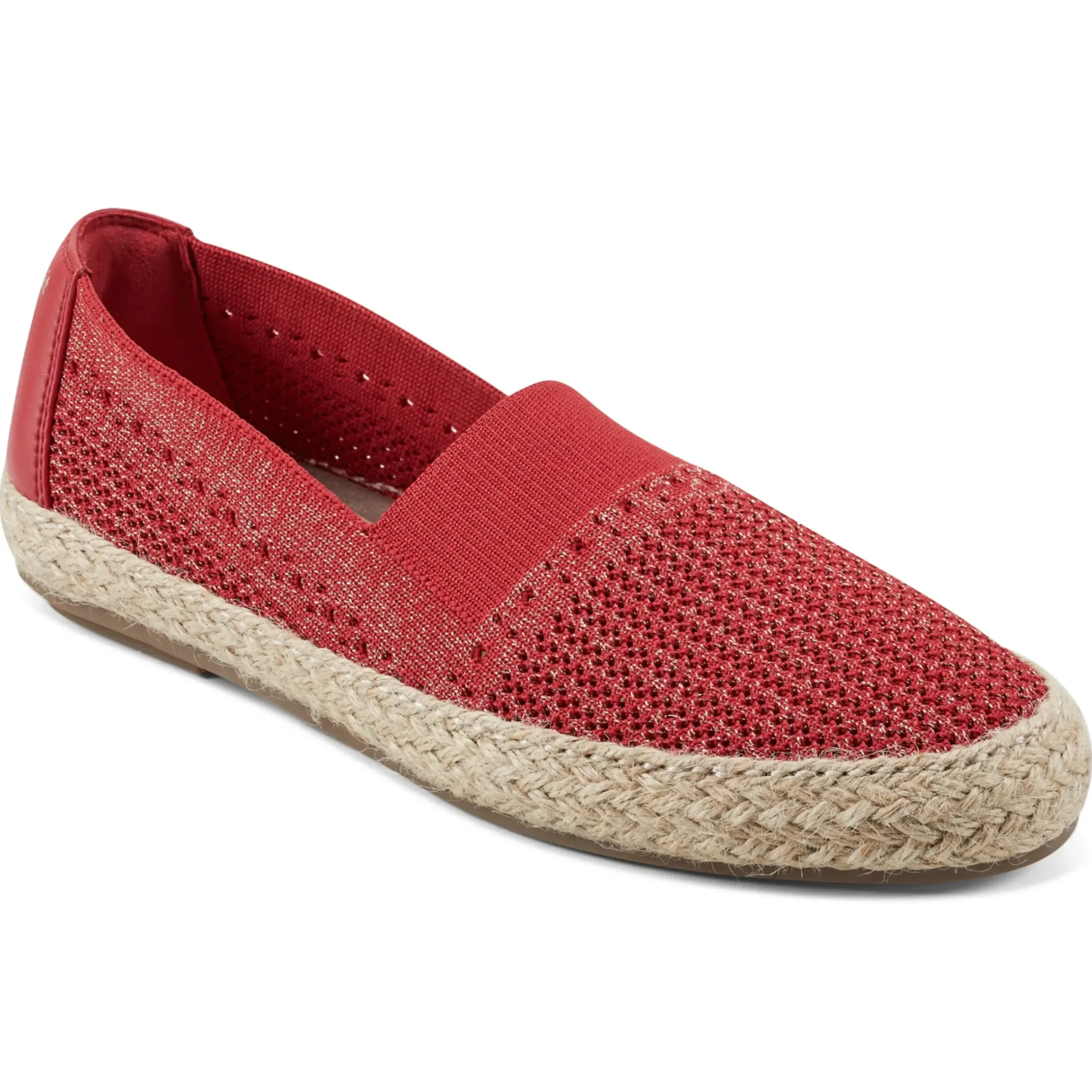 Espadrilles & Wedges|Espadrilles & Wedges>Easy Spirit Hassie Slip On Casual Espadrilles Red Metallic