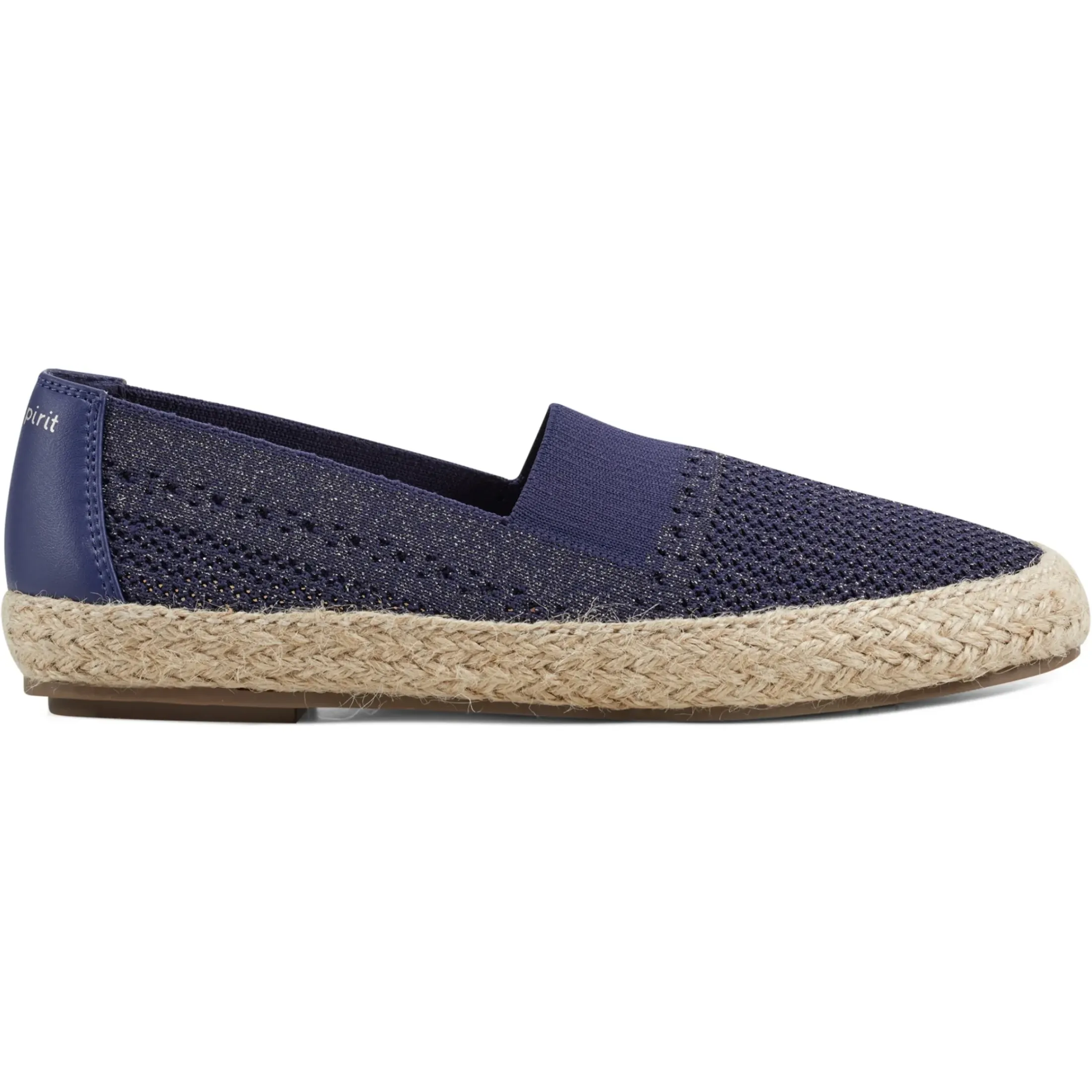 Espadrilles & Wedges|Espadrilles & Wedges>Easy Spirit Hassie Slip On Casual Espadrilles Navy Metallic