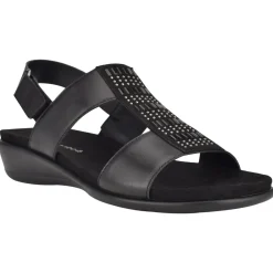 Dress|Sandals>Easy Spirit Hazel Flat Sandals Black