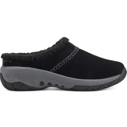 Slip Ons|Slip Ons>Easy Spirit Jariel Slip On Mules Black Suede