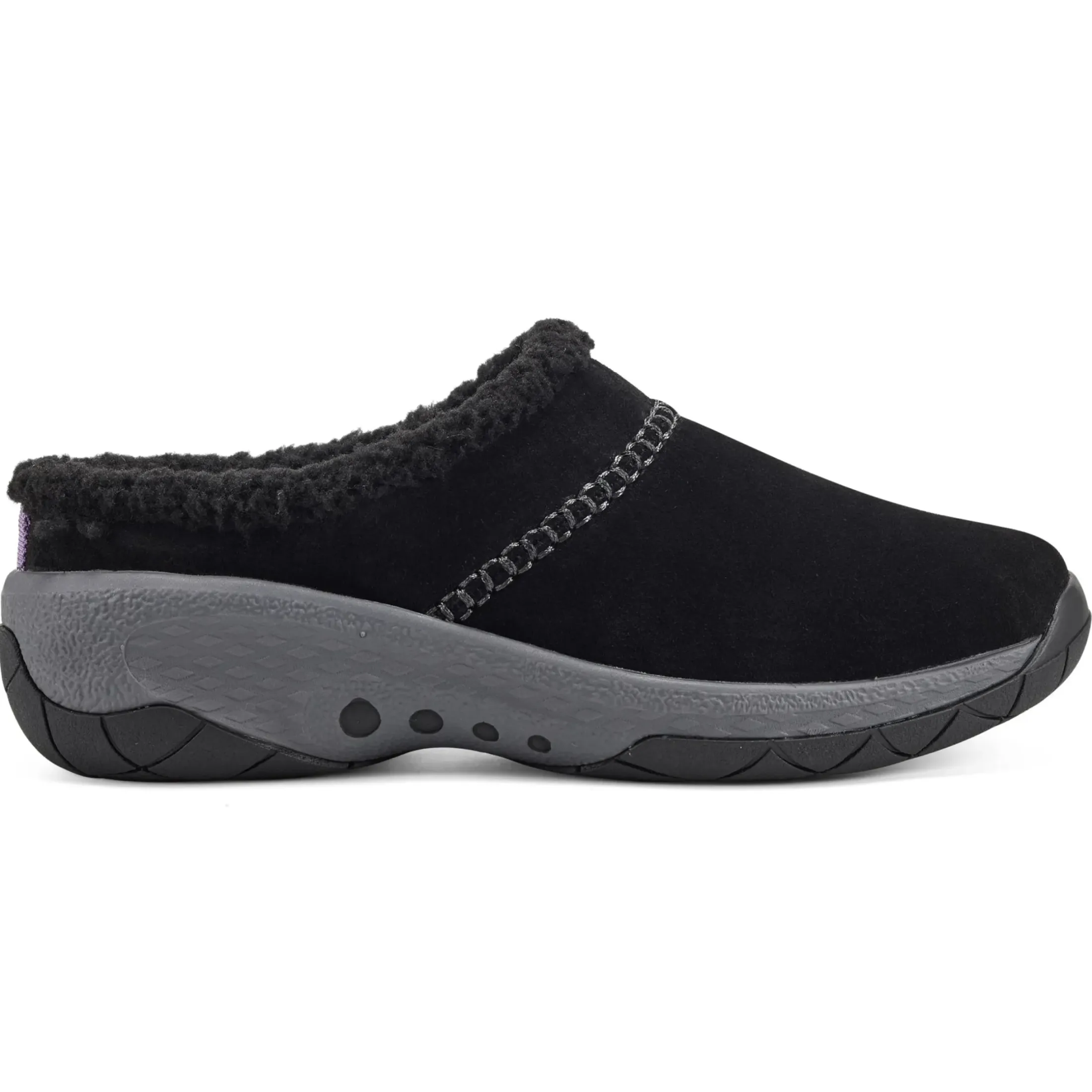 Slip Ons|Slip Ons>Easy Spirit Jariel Slip On Mules Black Suede