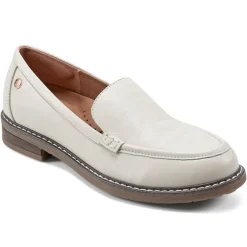 eFlex|eFlex>Easy Spirit Jaylin Casual Loafers Ivory Leather