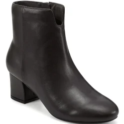 eFlex|eFlex>Easy Spirit Karen Booties Brown Leather