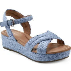 Dress|Sandals>Easy Spirit Karissa Espadrille Sandals Light Blue Raffia