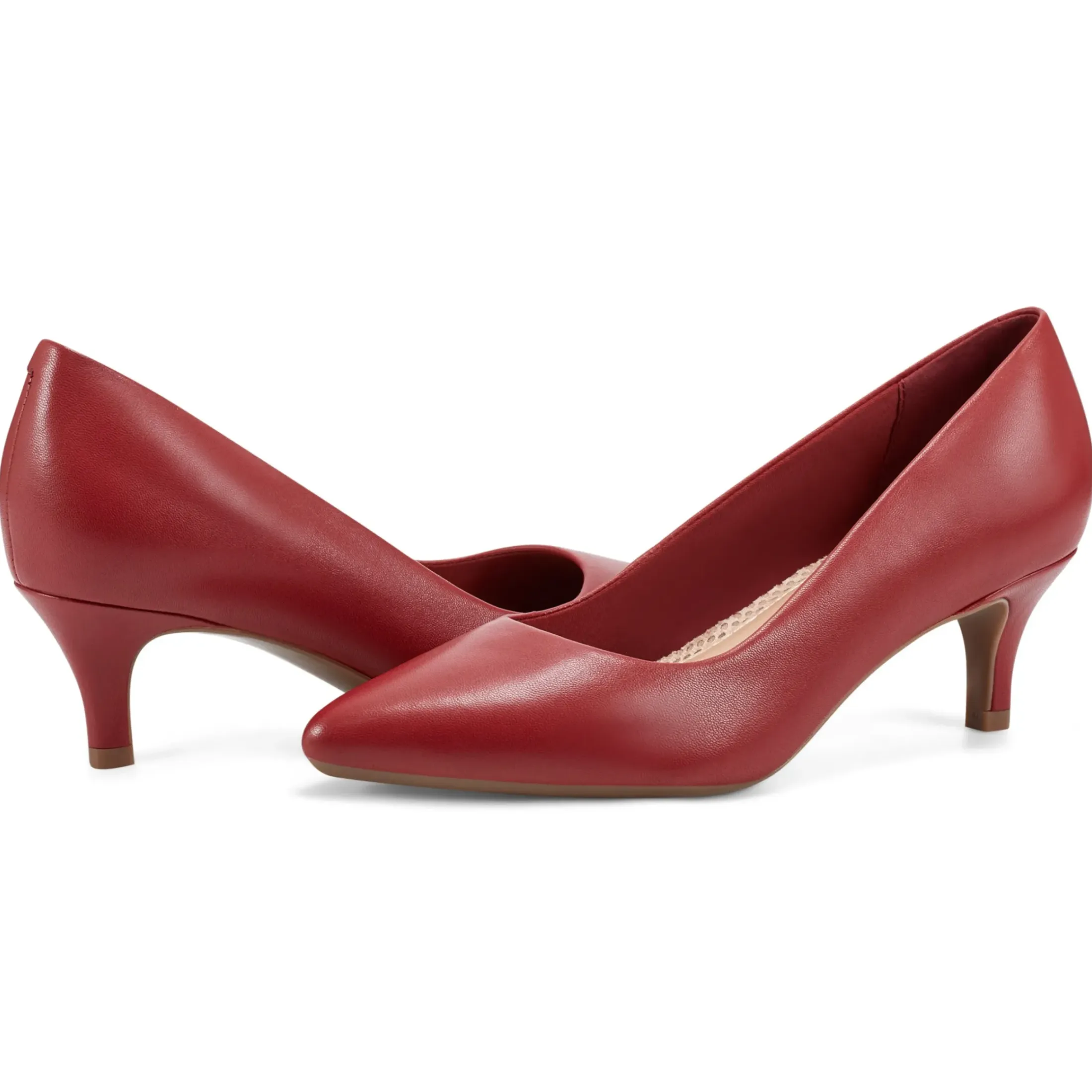Mid Heels|Pumps>Easy Spirit Lexie Pumps Red Leather