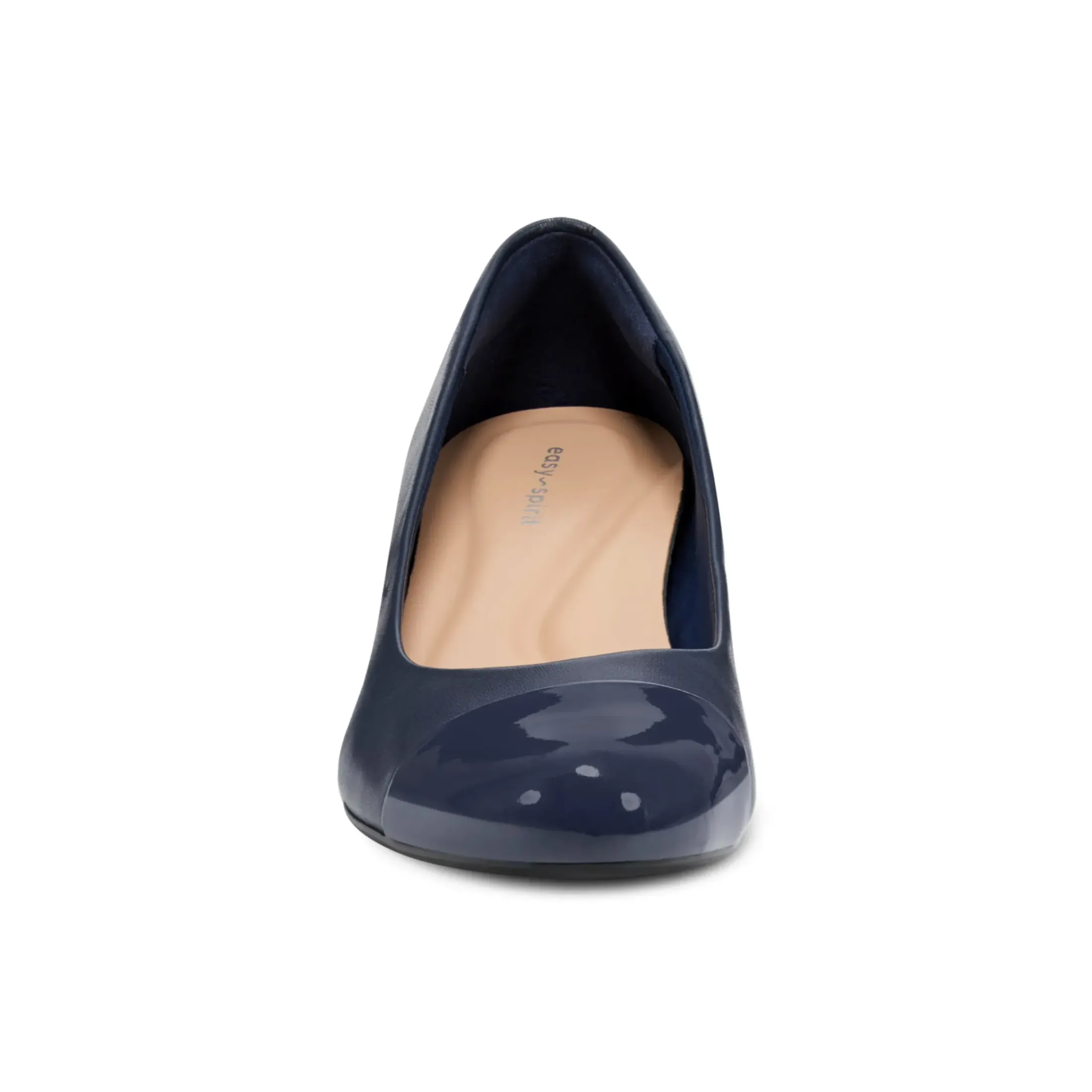 Libie Dress Pumps|Low Heels>Easy Spirit Libie Dress Pumps Navy Leather