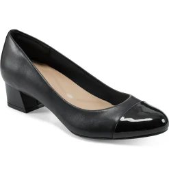 Low Heels|Libie Dress Pumps>Easy Spirit Libie Dress Pumps Black Leather