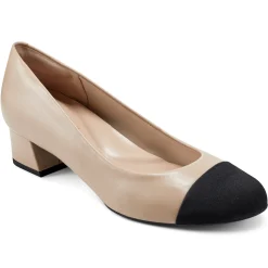 eFlex|eFlex>Easy Spirit Libie Dress Pumps Natural Leather