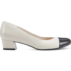 Libie Dress Pumps|Low Heels>Easy Spirit Libie Dress Pumps Ivory Leather