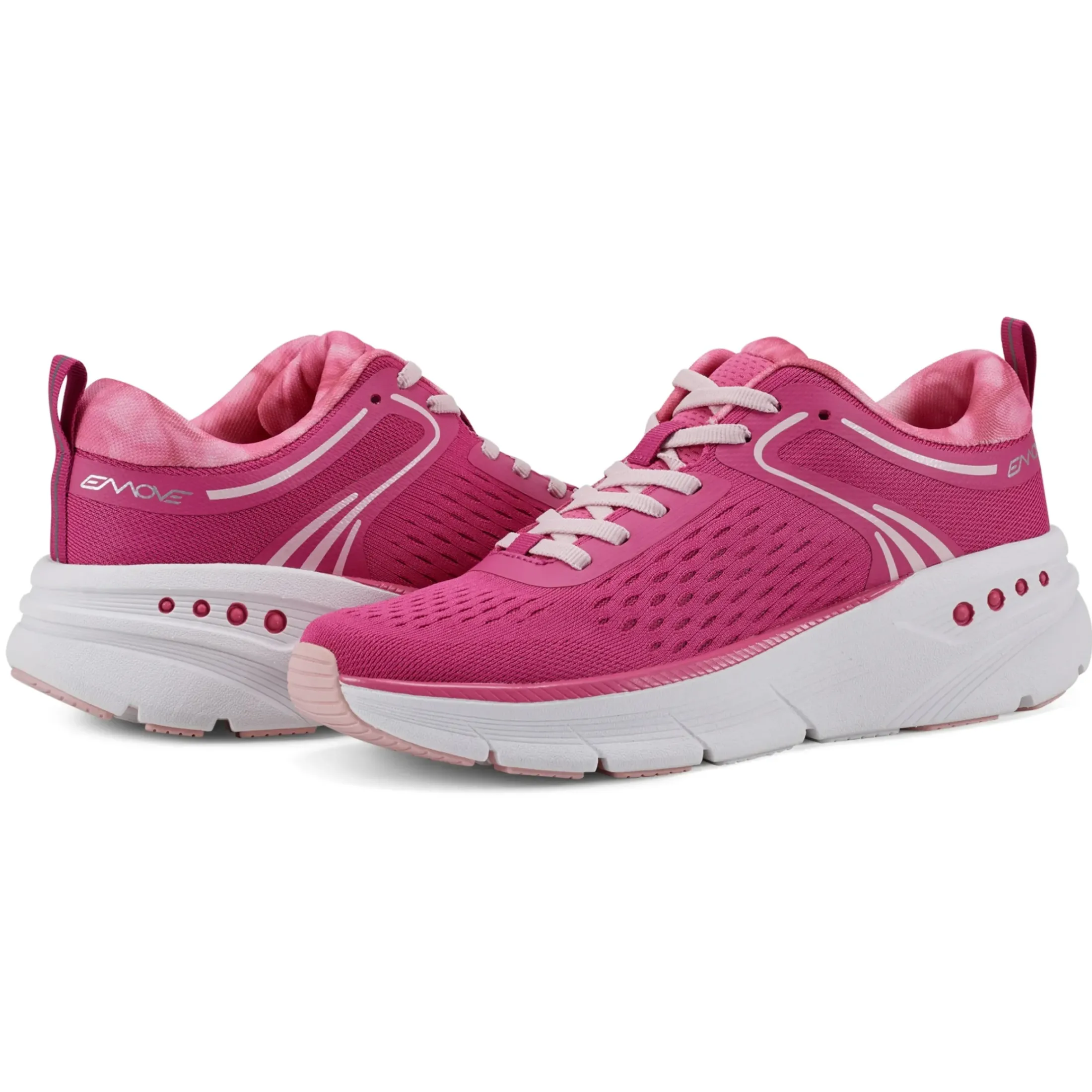 eMove|Sneakers>Easy Spirit Limited Edition Maxine EMOVE Walking Shoes Bright Pink