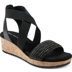 Dress|Sandals>Easy Spirit Lorena Wedge Sandals Black