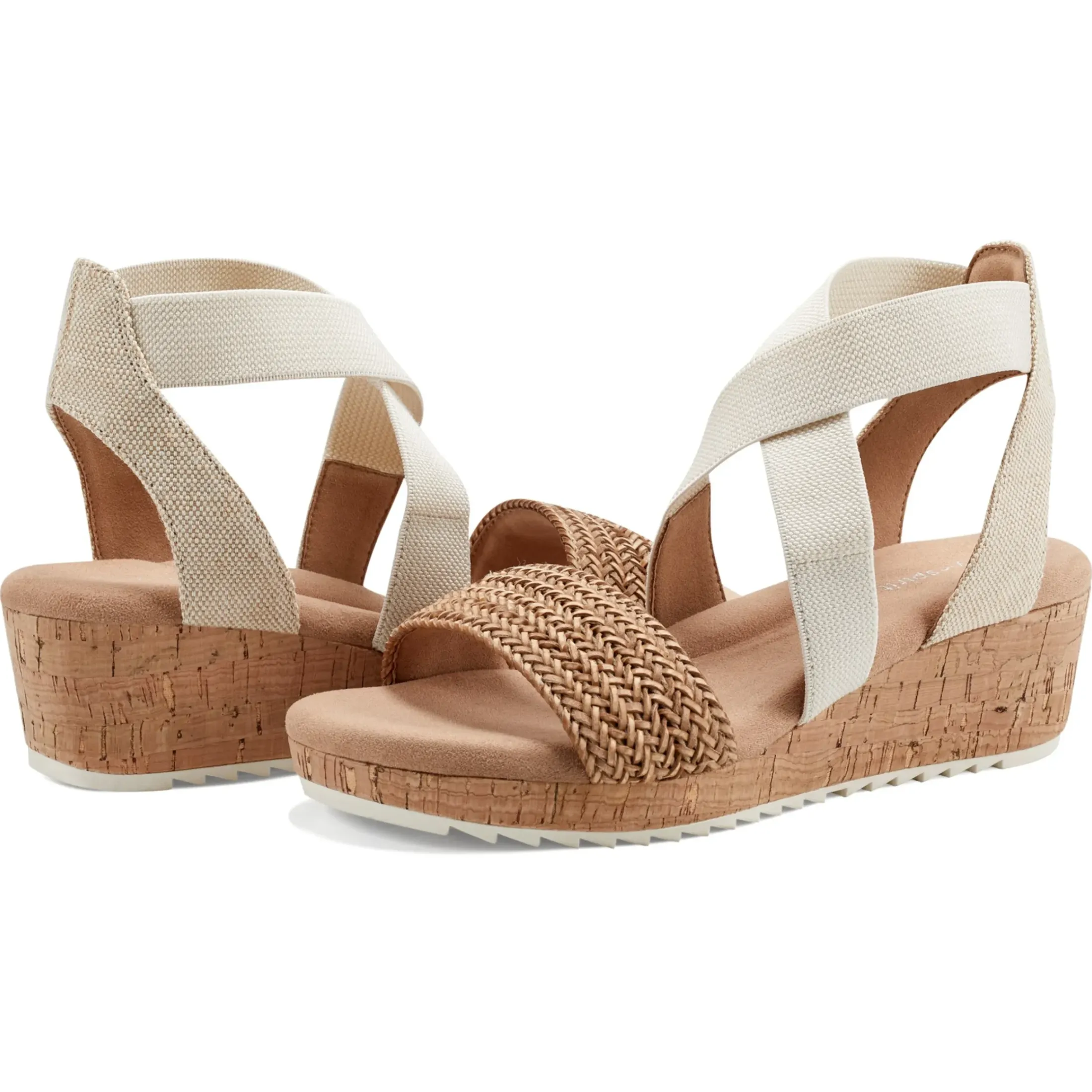 Dress|Sandals>Easy Spirit Lorena Wedge Sandals Natural