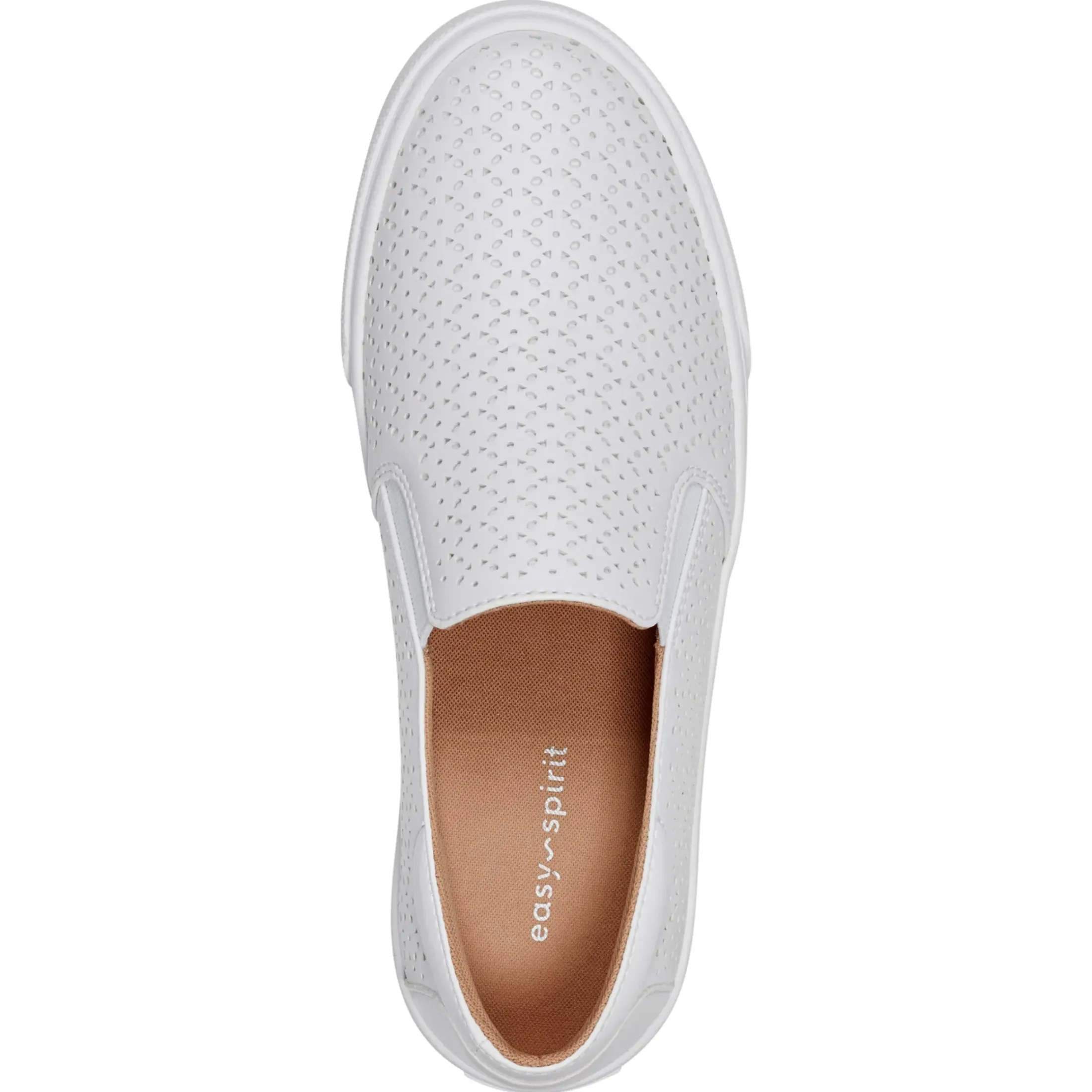 Slip Ons|Slip Ons>Easy Spirit Luciana Casual Slip On Sneaker White