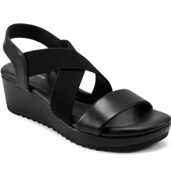 Dress|Sandals>Easy Spirit Lucille Platform Wedge Sandals Black