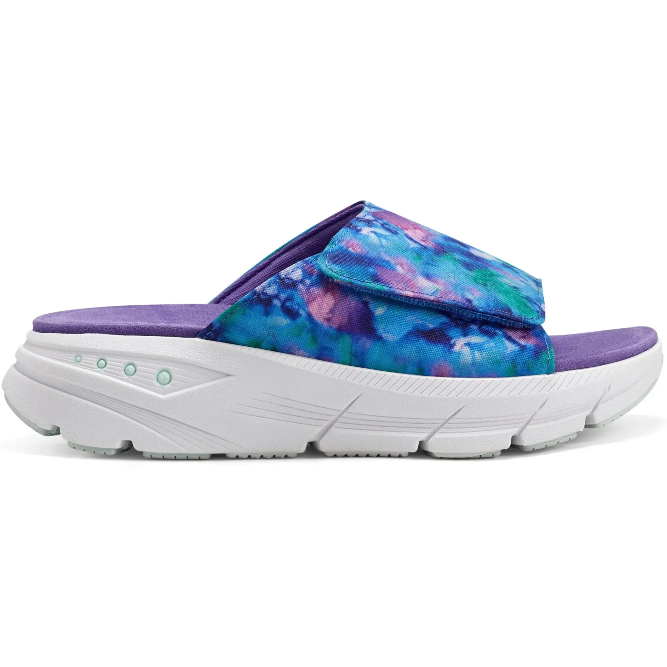 eMove|Sport>Easy Spirit Mahya EMOVE Walking Sandals Blue Multi Tie Dye