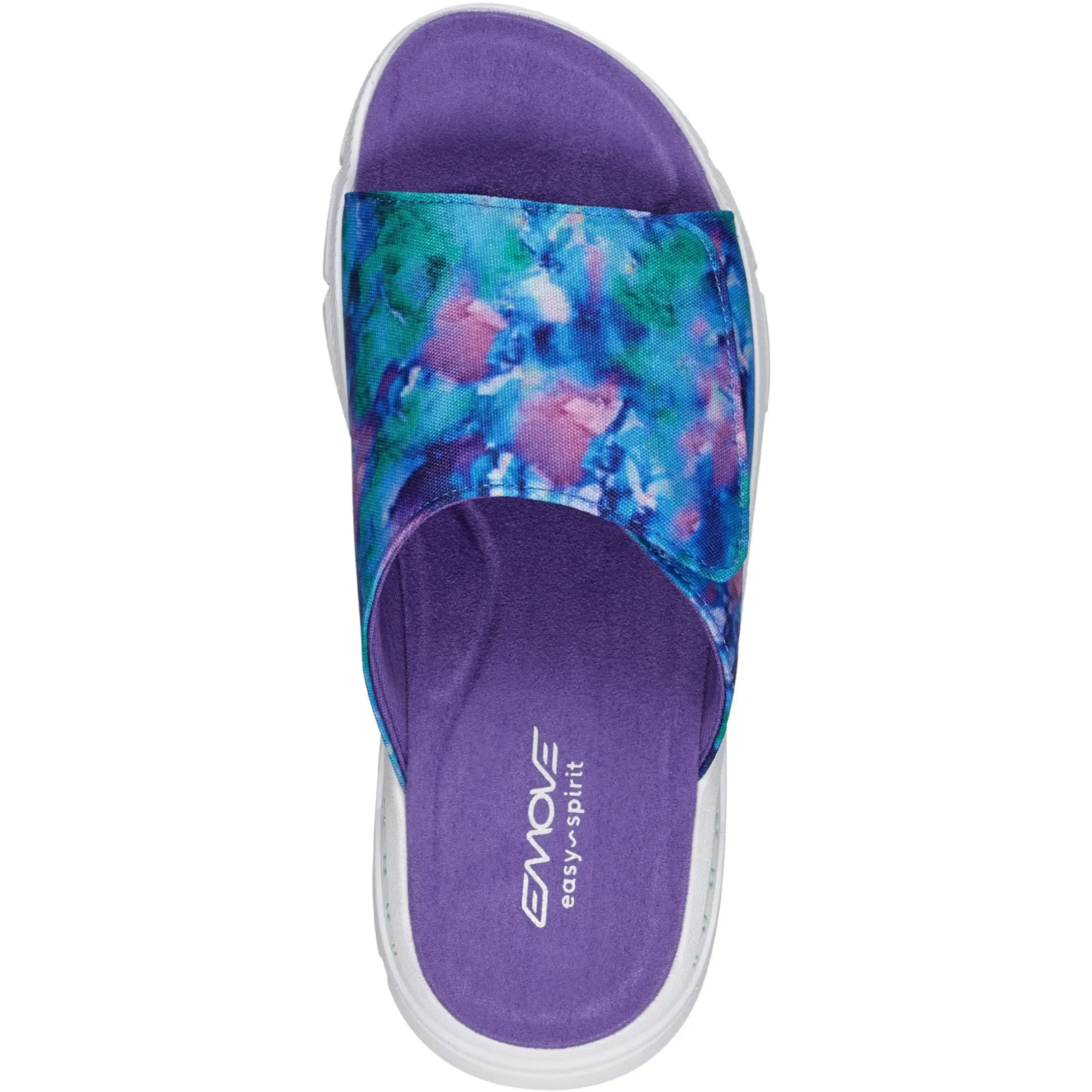 eMove|Sport>Easy Spirit Mahya EMOVE Walking Sandals Blue Multi Tie Dye