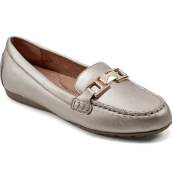 eFlex|eFlex>Easy Spirit Mallorie Casual Loafers Bronze Pearlized