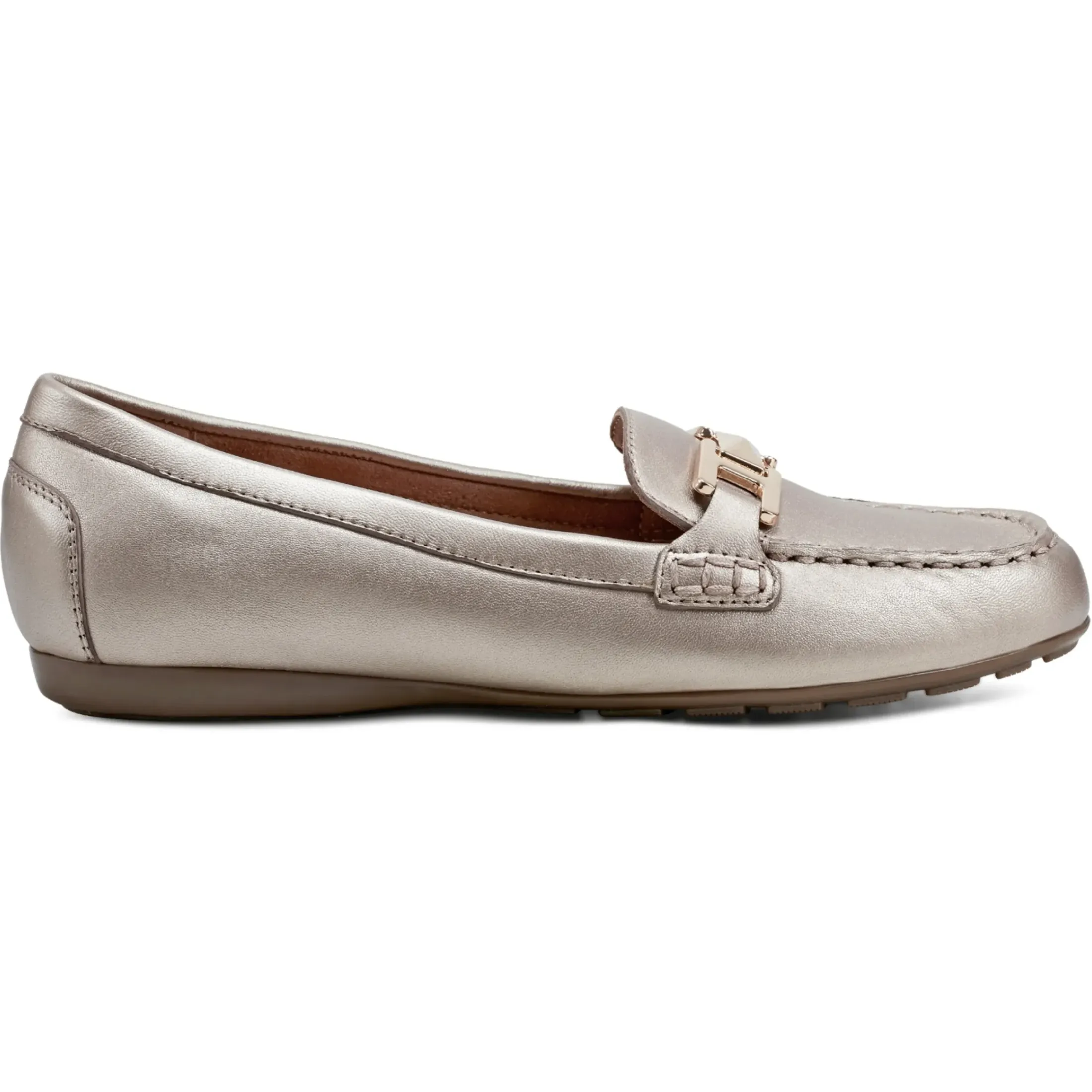 eFlex|eFlex>Easy Spirit Mallorie Casual Loafers Bronze Pearlized