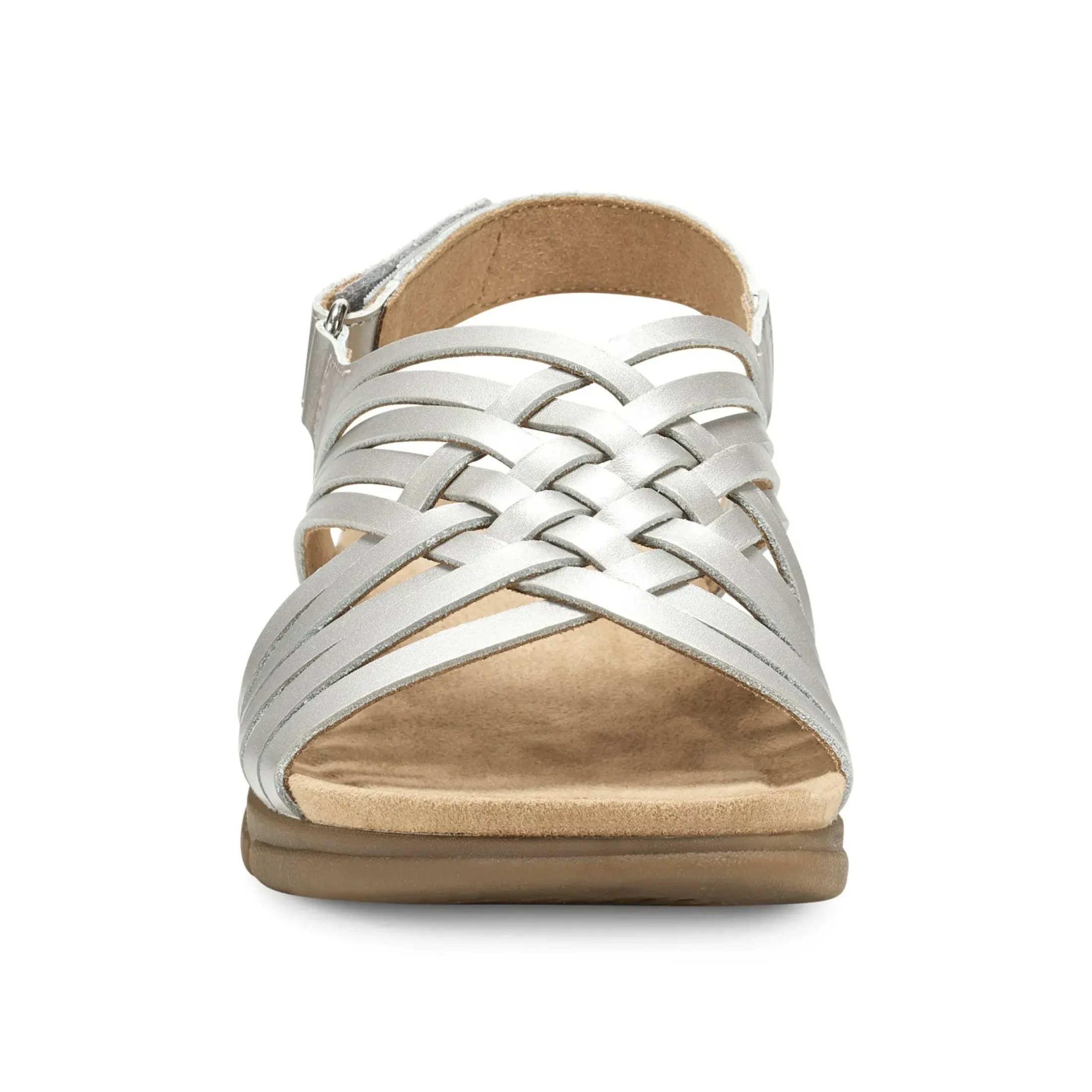 Mar|Casual>Easy Spirit Mar Sandals Silver Pearlized