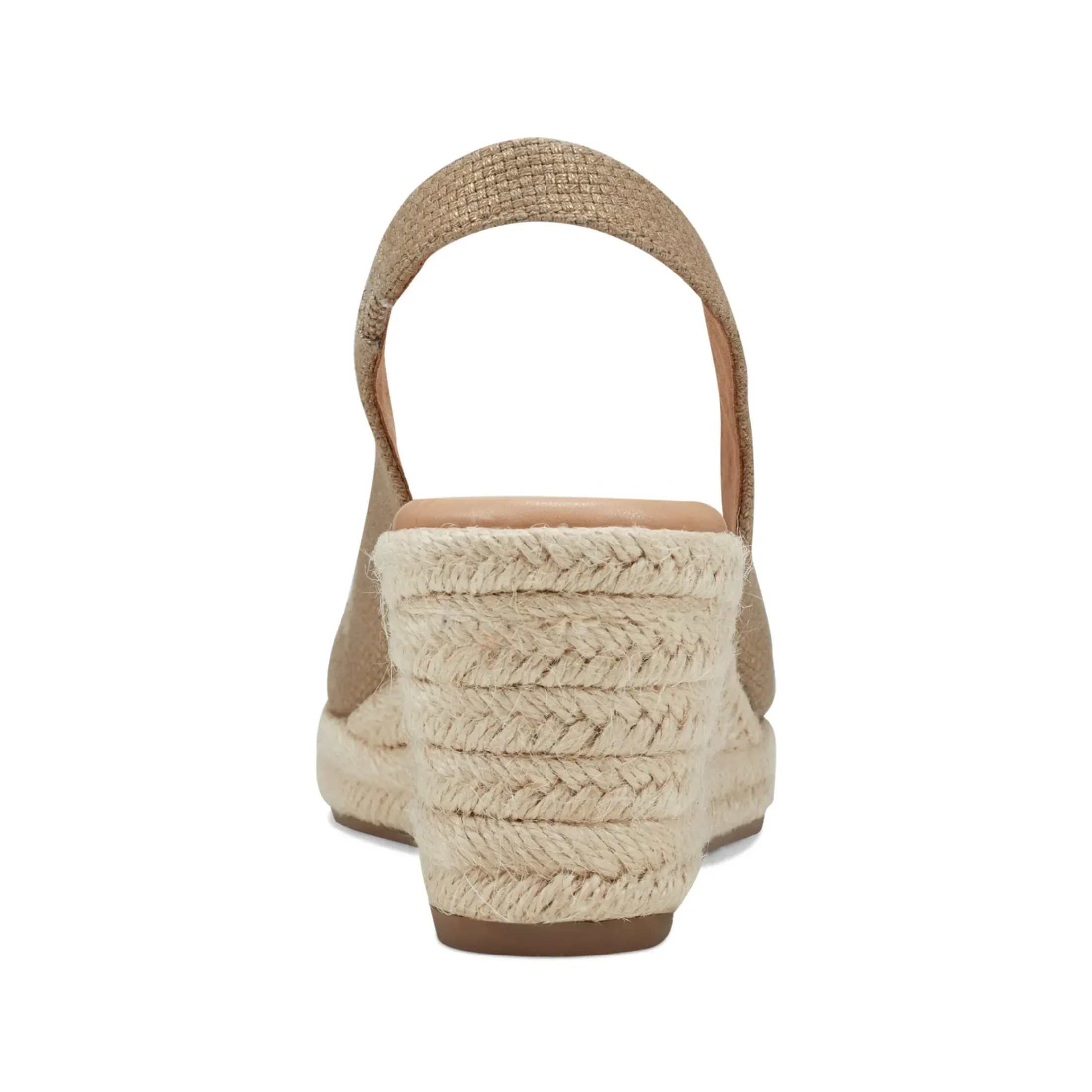 Sandals|Slip Ons>Easy Spirit Margie Platform Wedge Slingbacks Gold