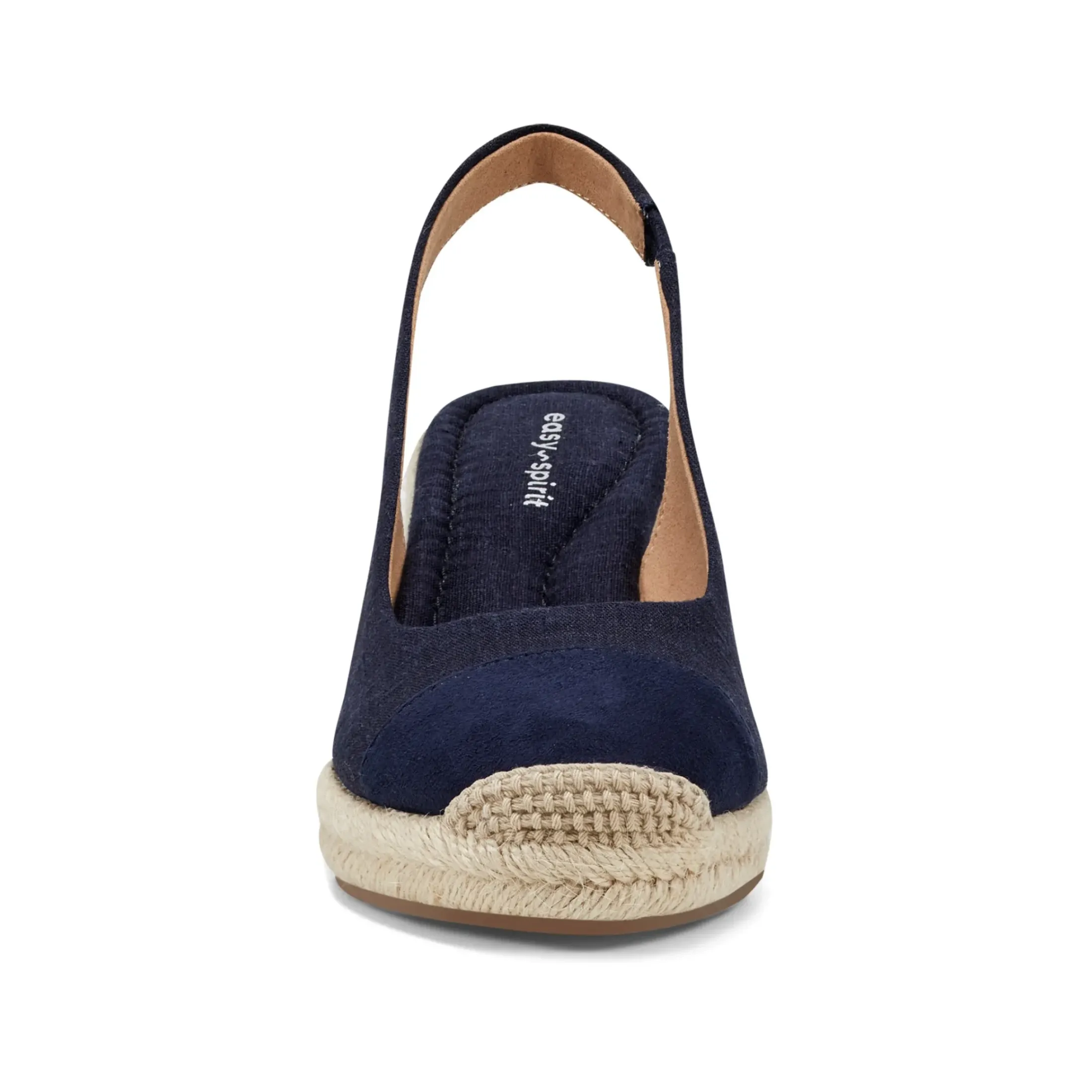 Sandals|Slip Ons>Easy Spirit Margie Platform Wedge Slingbacks Dark Denim
