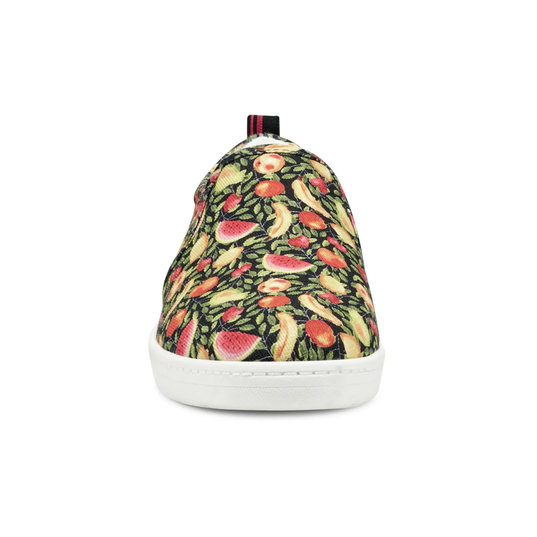 Slip Ons|Slip Ons>Easy Spirit Mariela Washable Slip On Sneakers Black Multi Fruit Print