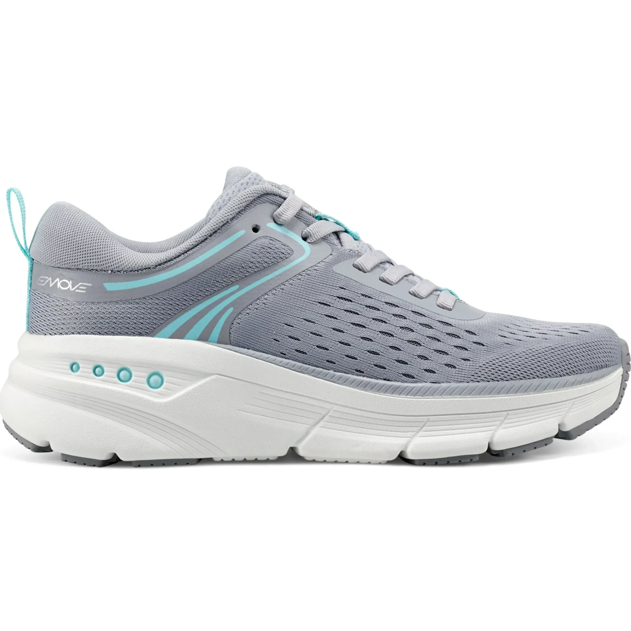 eMove|Sneakers>Easy Spirit Maxine EMOVE Walking Shoes Grey Mesh Multi