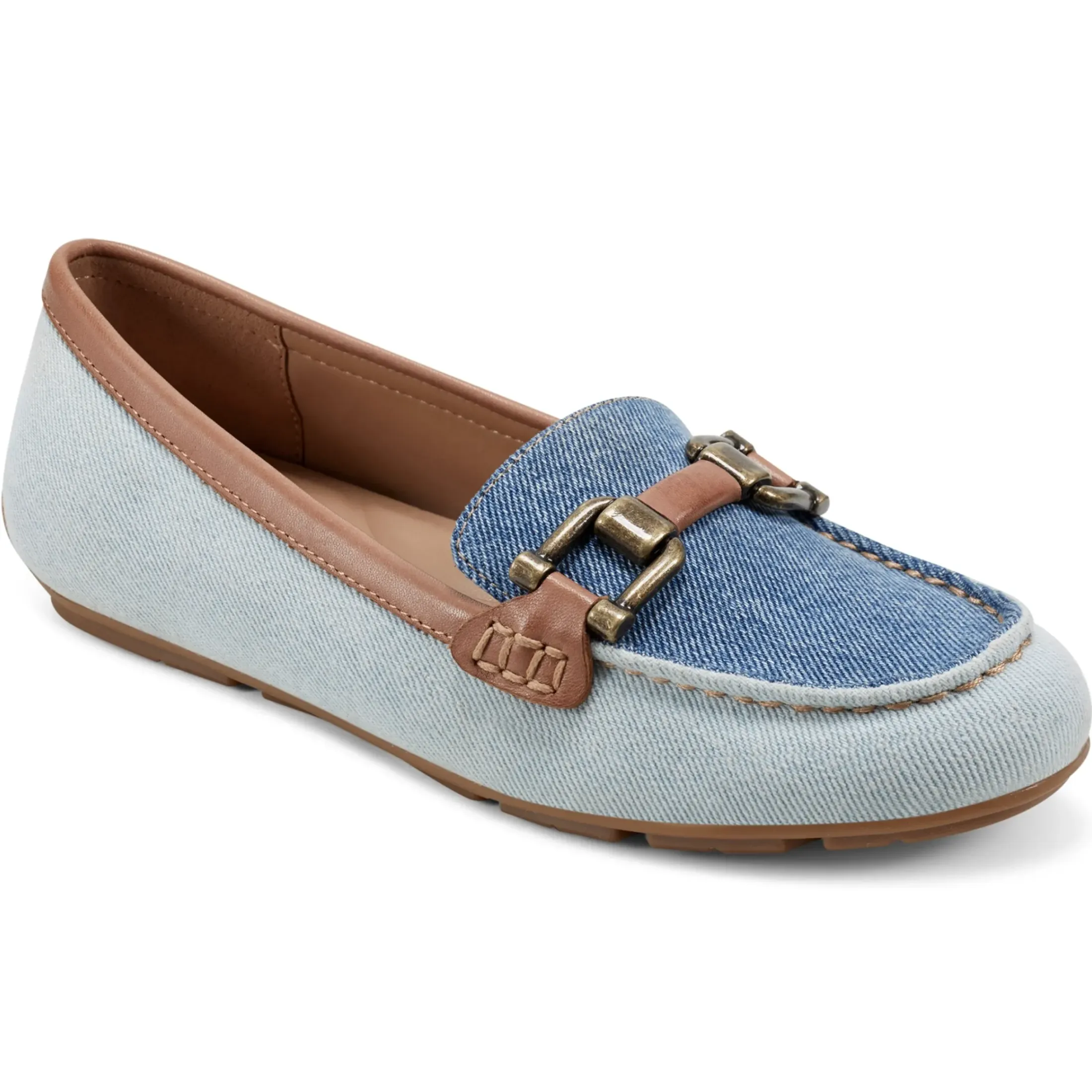 Slip Ons|Slip Ons>Easy Spirit Megan Casual Loafers Denim Multi