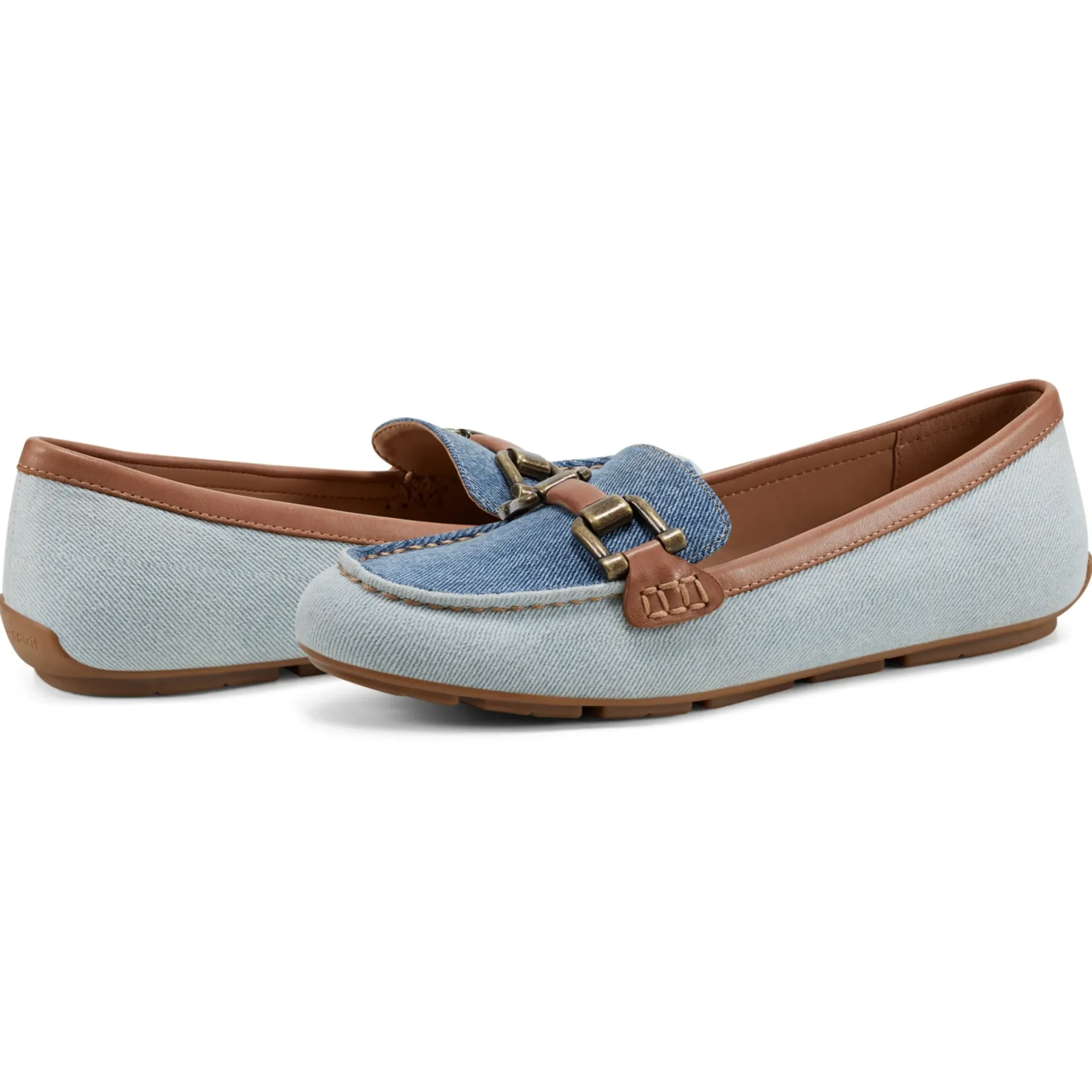 Slip Ons|Slip Ons>Easy Spirit Megan Casual Loafers Denim Multi
