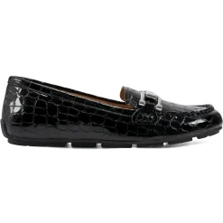 Loafers|Loafers>Easy Spirit Megan Casual Loafers Black Patent Croco