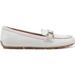 Loafers|Loafers>Easy Spirit Megan Casual Loafers White Leather