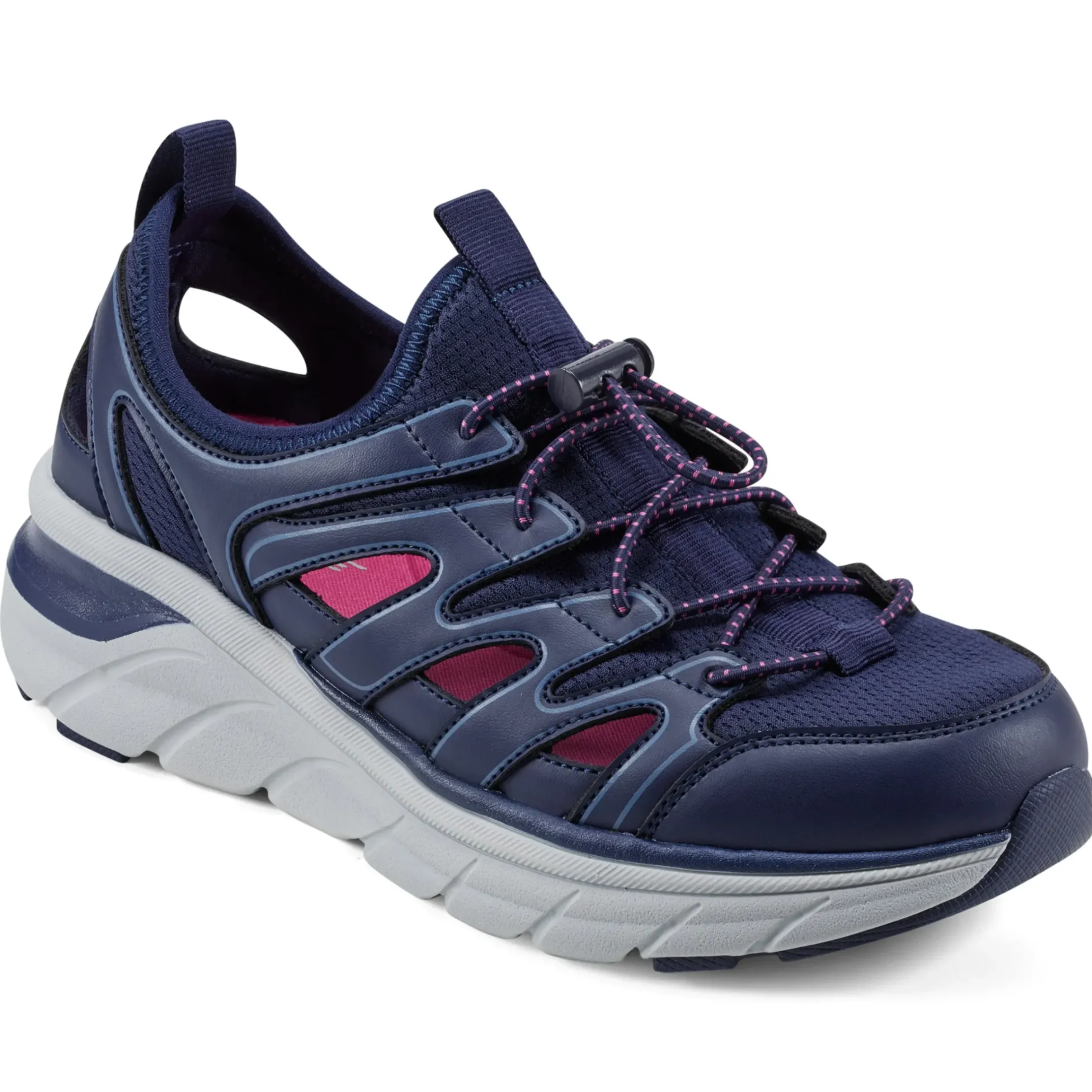 Slip Ons|Slip Ons>Easy Spirit Metri Slip On Walking Shoes Navy