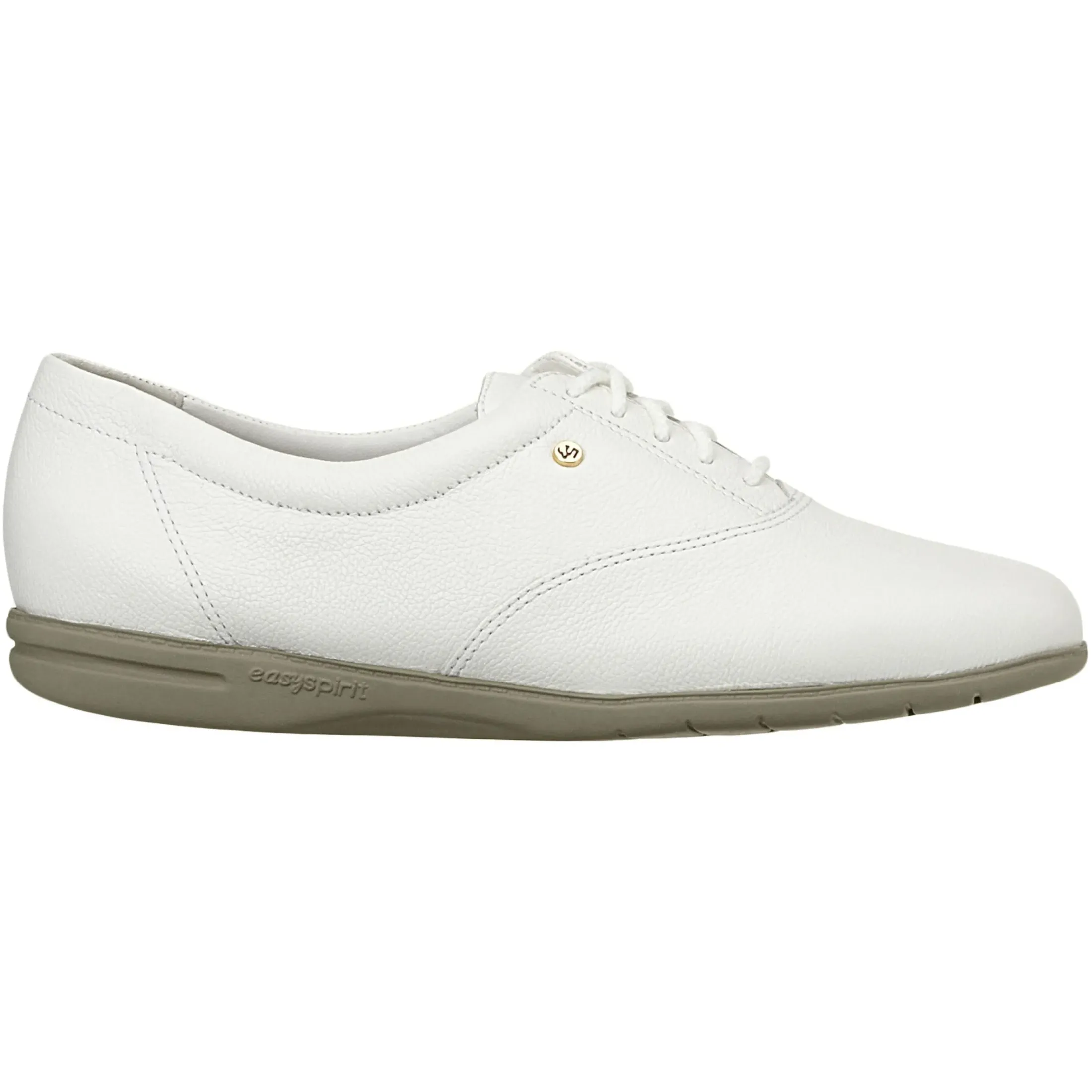 Loafers|Loafers>Easy Spirit Motion Leather Oxfords White Leather