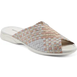 Casual|Flats>Easy Spirit Nora Slide Sandals Metallic Multi