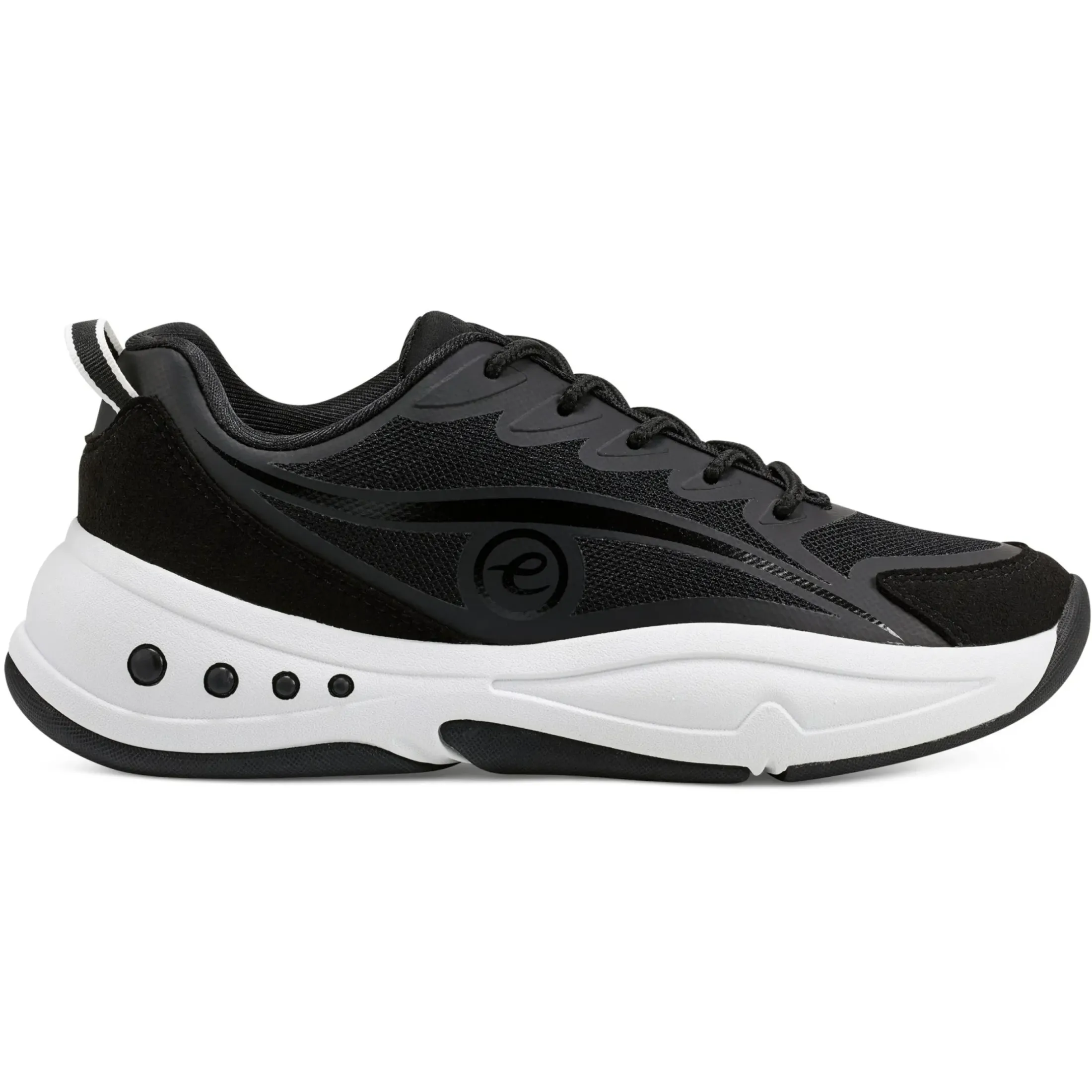 Sneakers|Sneakers>Easy Spirit Pacer Lace Up Sneakers Black Mesh