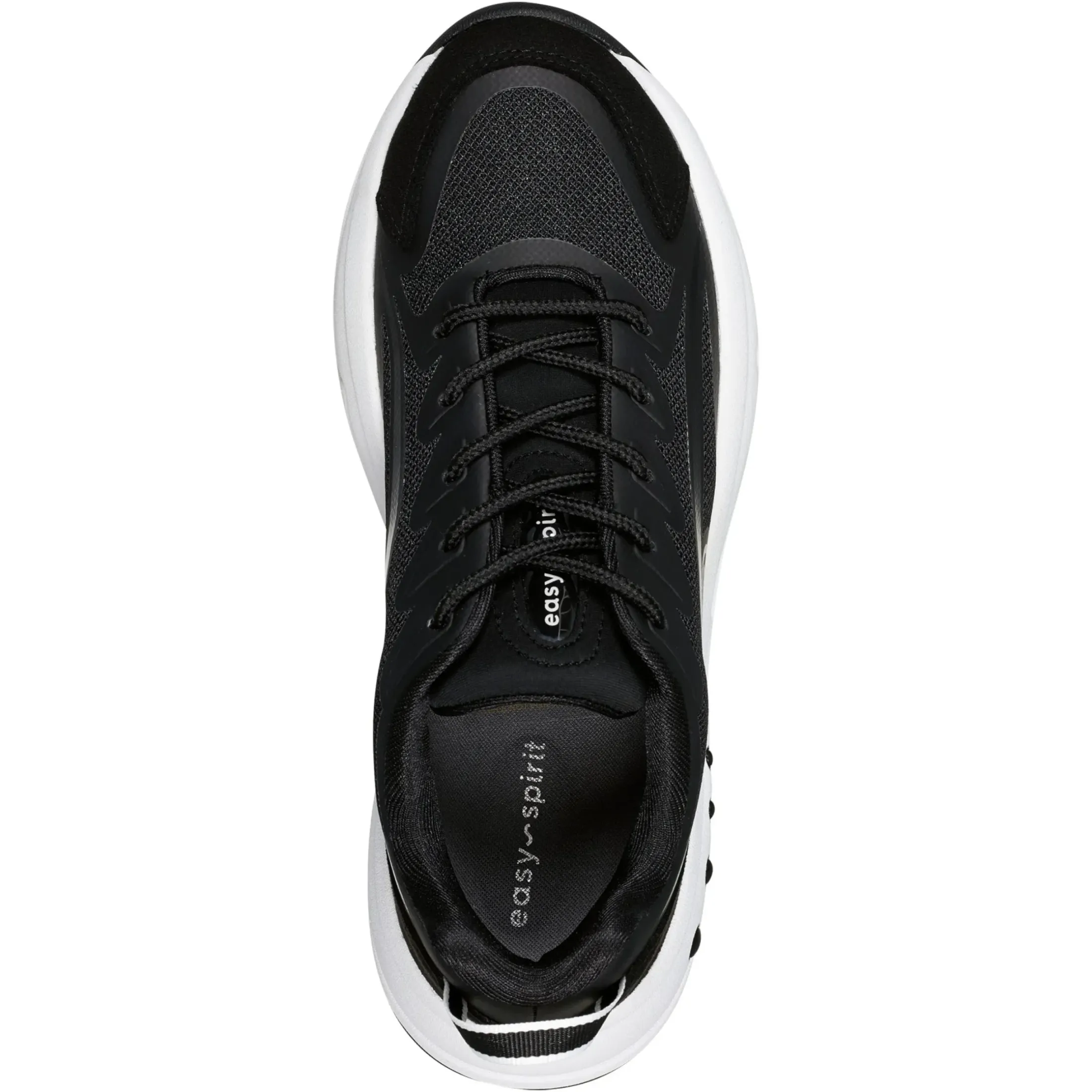 Sneakers|Sneakers>Easy Spirit Pacer Lace Up Sneakers Black Mesh