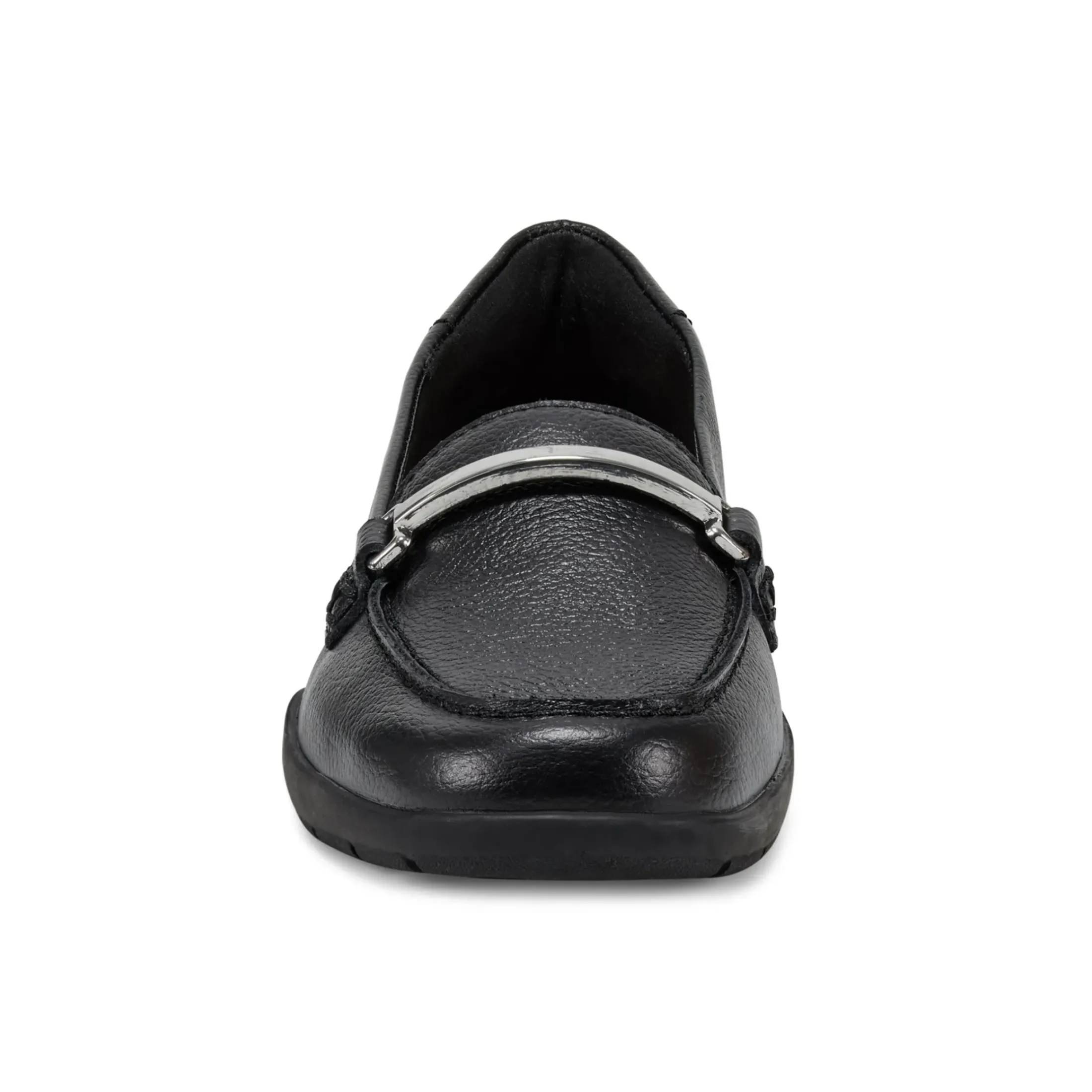 eFlex|eFlex>Easy Spirit Paula Casual Loafers Black Leather