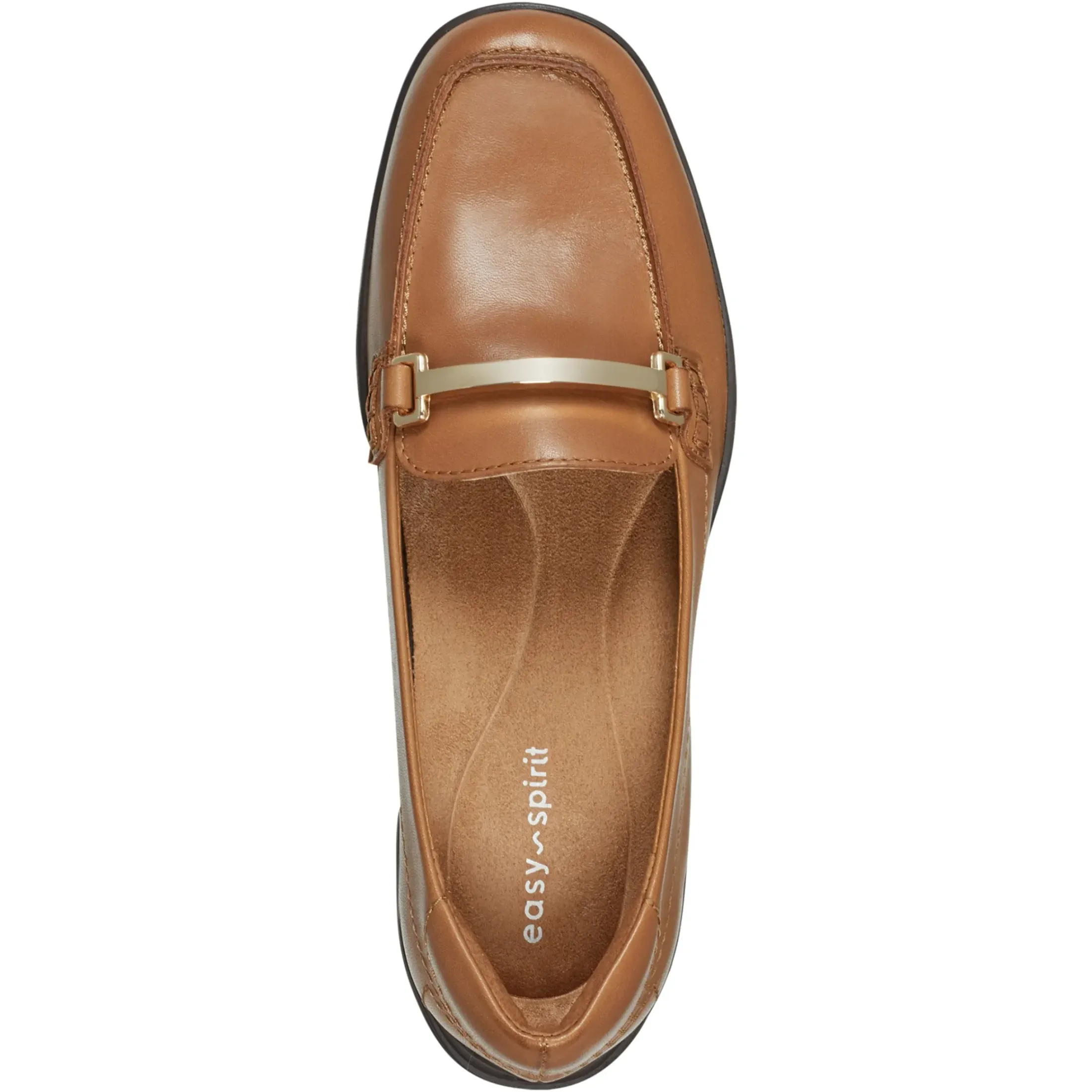 eFlex|eFlex>Easy Spirit Paula Casual Loafers Brown Leather