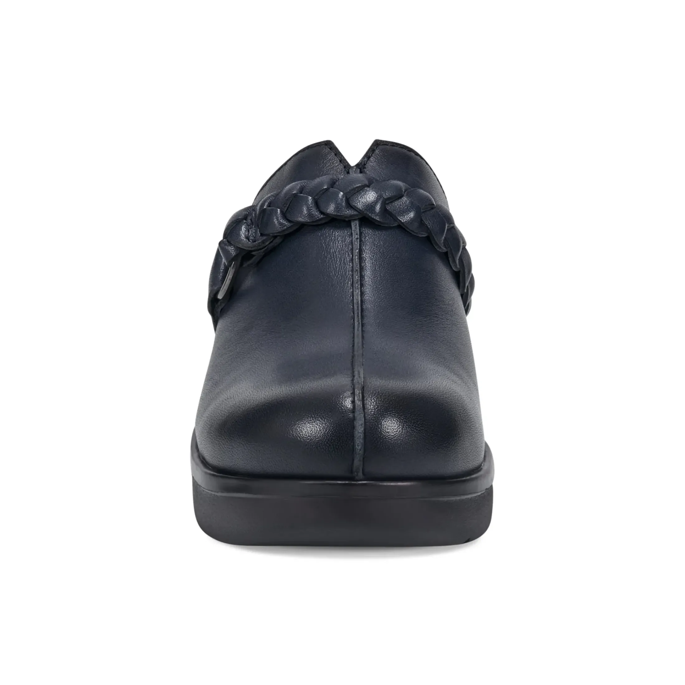 Mules|Mules>Easy Spirit Penelope Casual Clogs Navy Leather