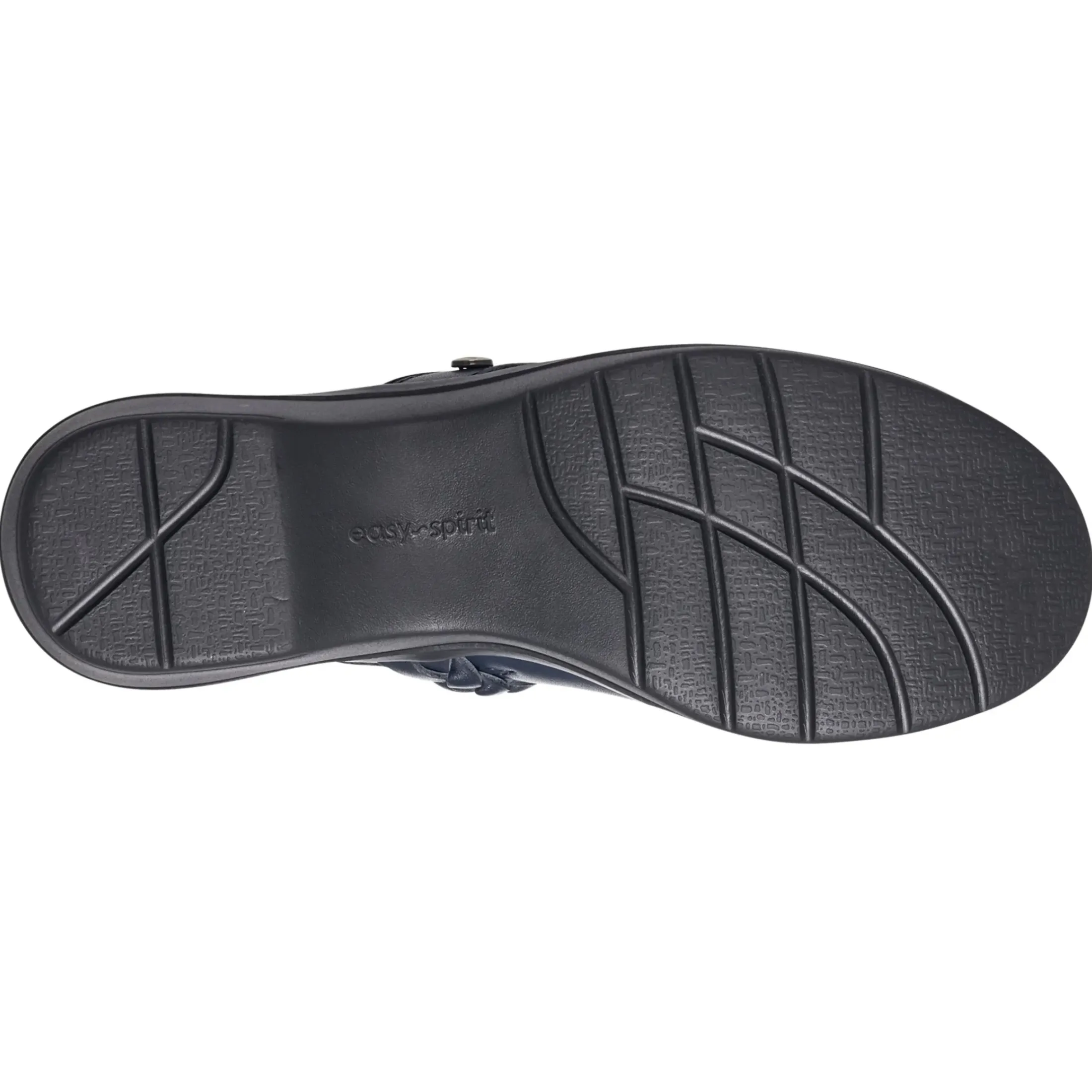 Mules|Mules>Easy Spirit Penelope Casual Clogs Navy Leather